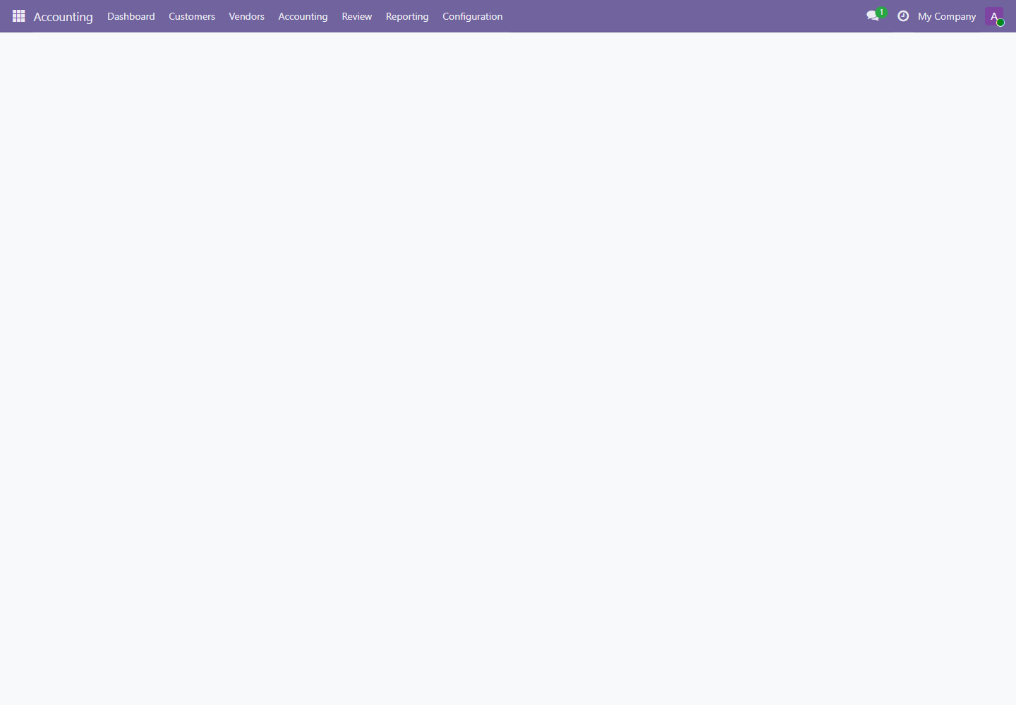 Partner Ledger wizard screenshot